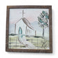 Graceful Church Framed Art 36x36 or 42x42