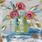 GA Pink Floral Trio Pillow