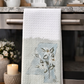 GA Mississippi with Flowers Tea Towel