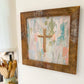 Pastel Cross Framed Art