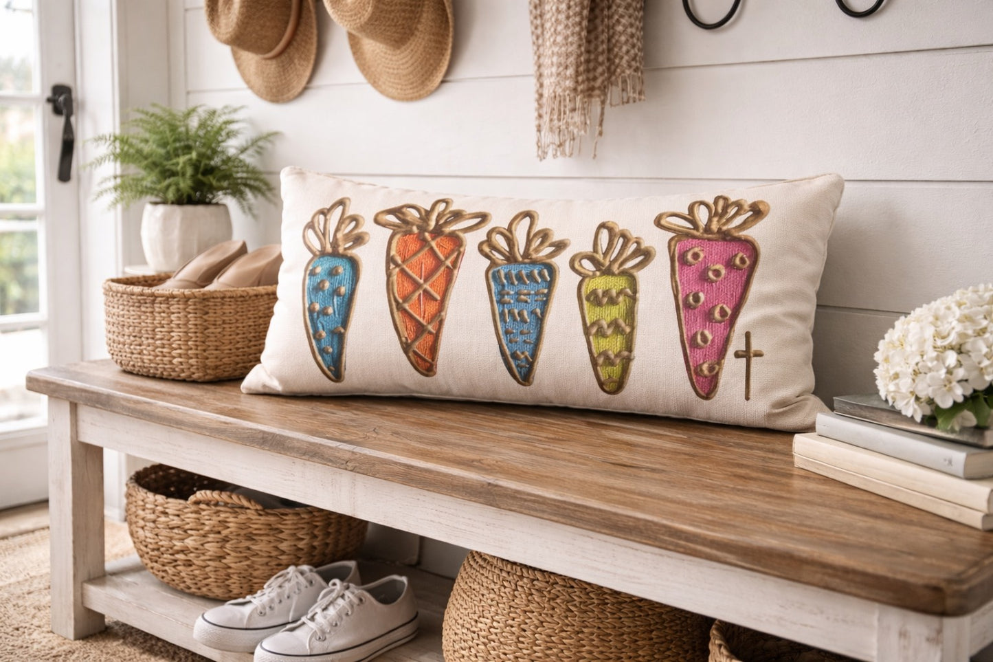 GA Carrots Lumbar Pillow