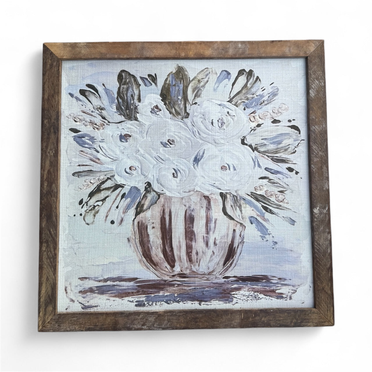 Neutral Floral Framed Art 36x36 or 42x42