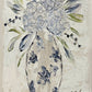 GA Light Blue Hydrangea Framed Art