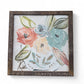 Pastel Petals Floral Framed Art 36x36 or 42x42