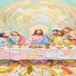Bright Last Supper Framed Art