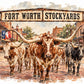 Fort Worth Stockyards Framed Art