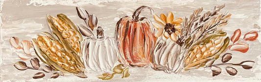 GA Corn & Pumpkin Tea Towel