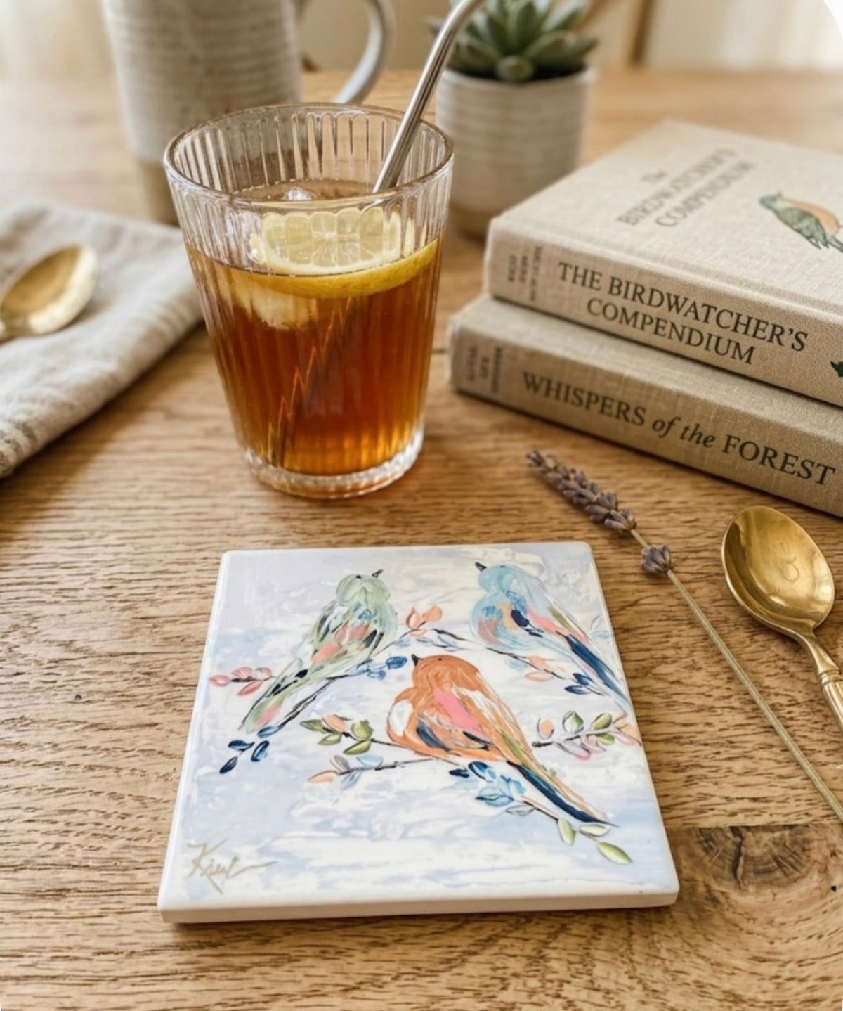3 Birds Singing Coaster