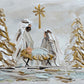 GA Gold Nativity Pillow