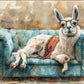 Llama Couch Pillow