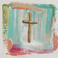 GA Rainbow Cross Tea Towel