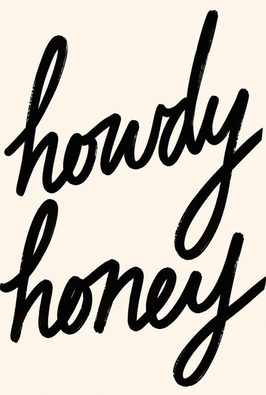 Howdy Honey Tea Towel