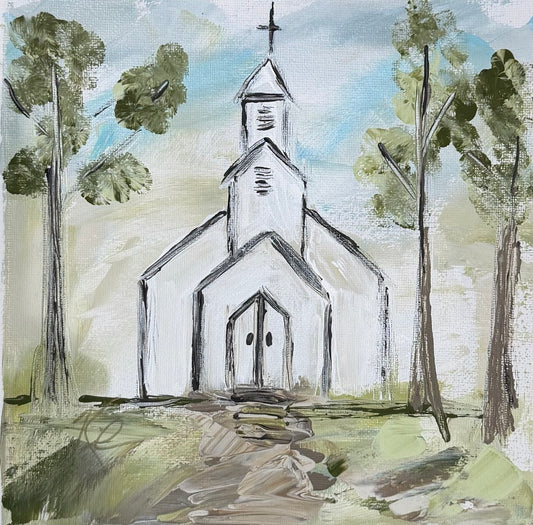 GA New Albany Church Pillow