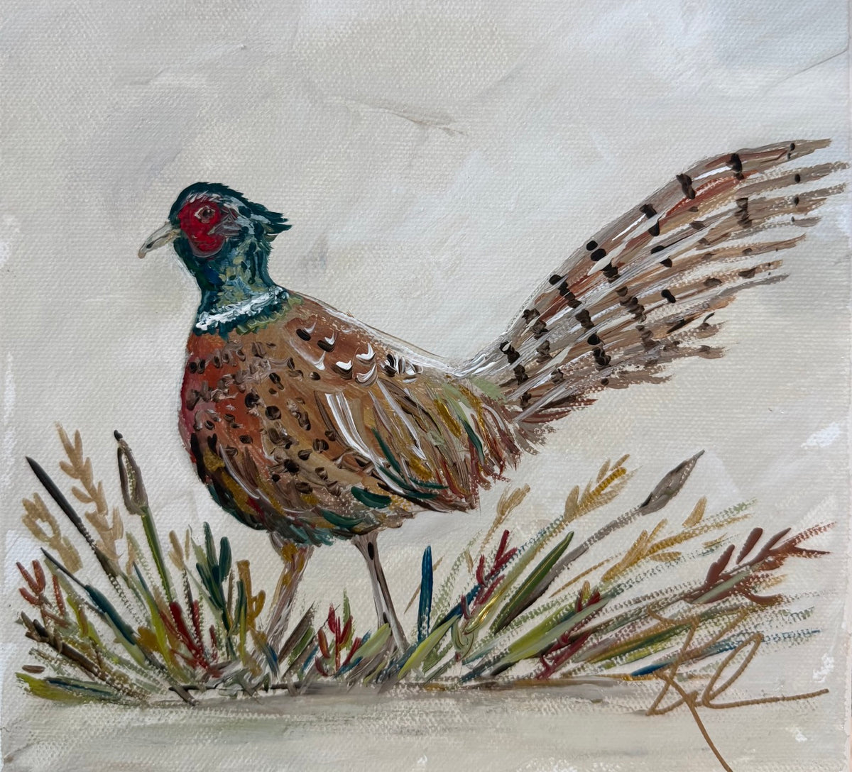 GA Pheasant Framed Art