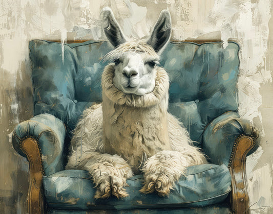 Lexi Llama Tea Towel