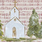 GA Christmas Hymn Lumbar Pillow