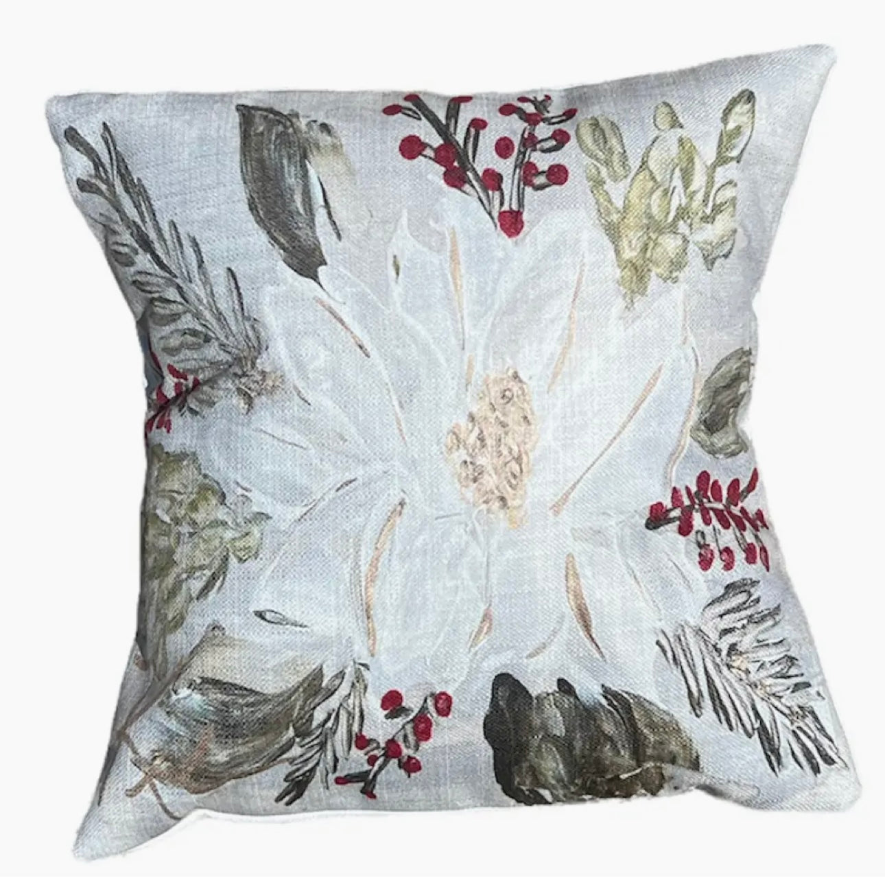 GA Christmas Magnolia Pillow