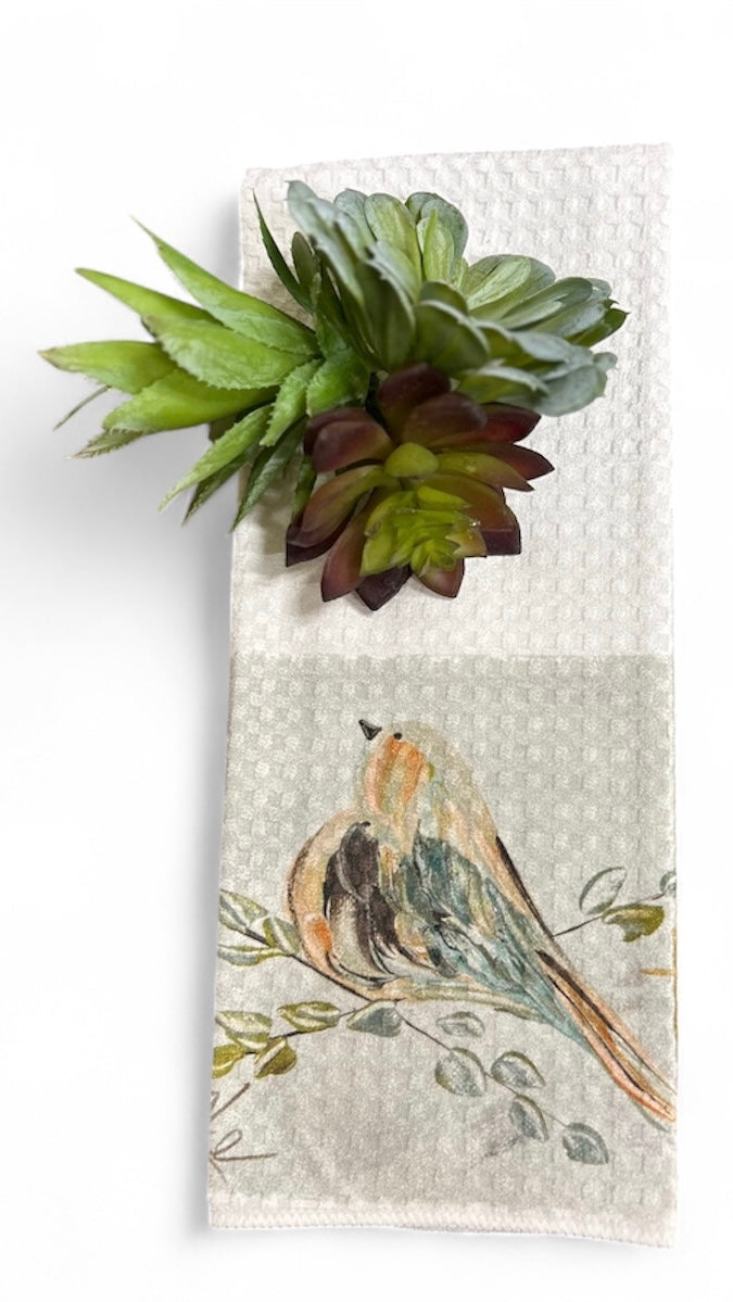 GA Fall Bird Tea Towel