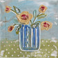 GA Yellow Blooms Framed Art