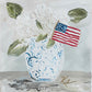 GA Hydrangea Flag Framed Art