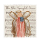 GA Star Spangled Banner Framed Art