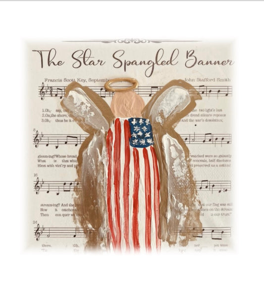GA Star Spangled Banner Tea Towel