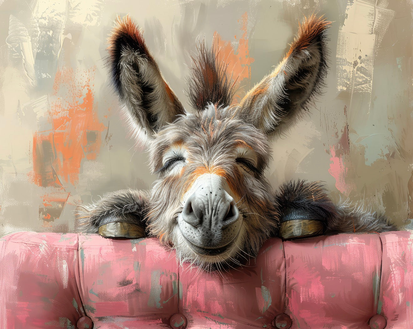 Sleepy Donkey Pillow