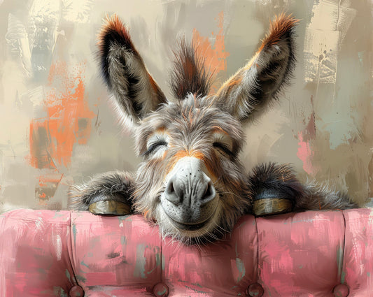 Sleepy Donkey Pillow