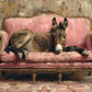 Donkey Couch Pillow