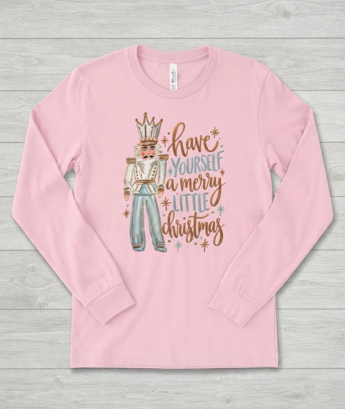 Merry Christmas Nutcracker Long Sleeve Shirt