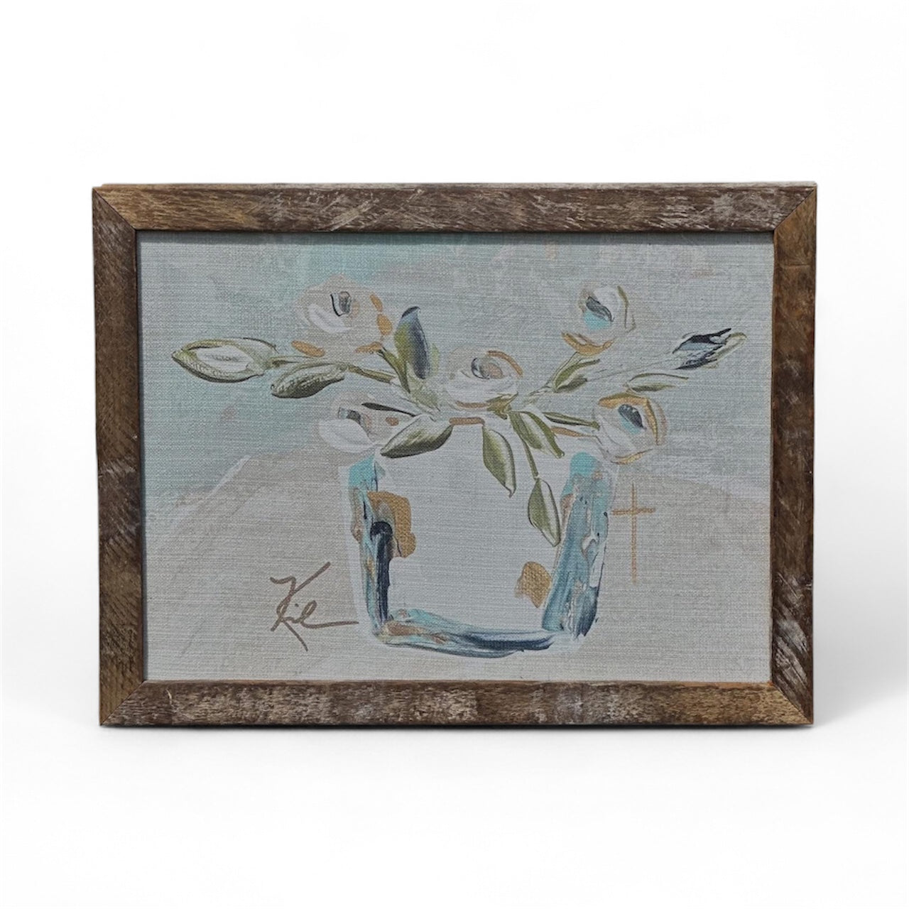 Morning Light Floral Framed Art