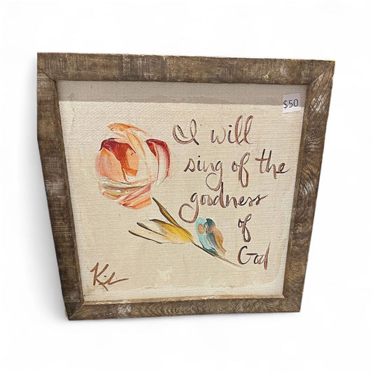 I Will Sing Framed Art