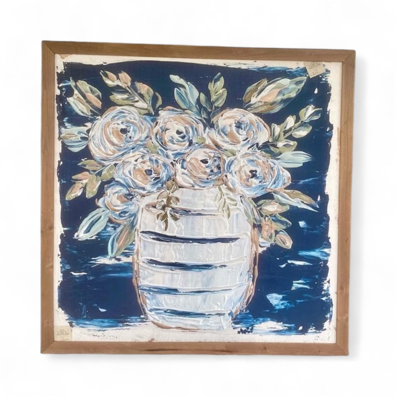 Farmhouse Floral Framed Art