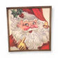 Vintage Santa Framed Art