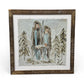 Joseph and Mary Trees Framed Art