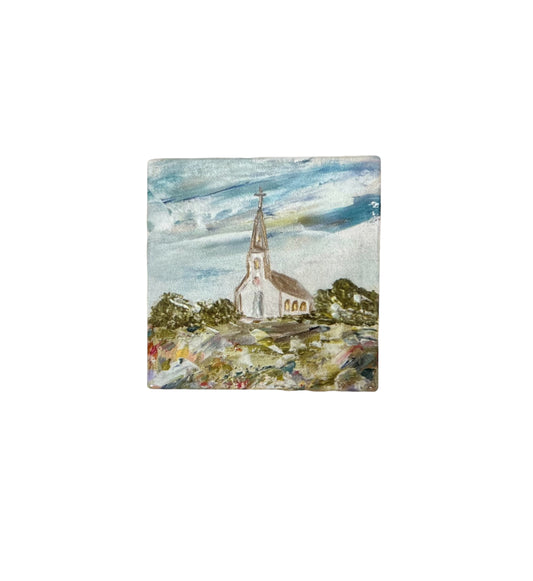 Iuka Church Coaster