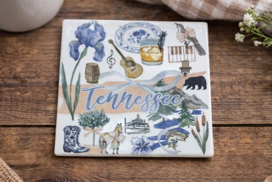 Tennessee Watercolor Coaster