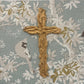 GA Gold Cross & Bird Framed Art