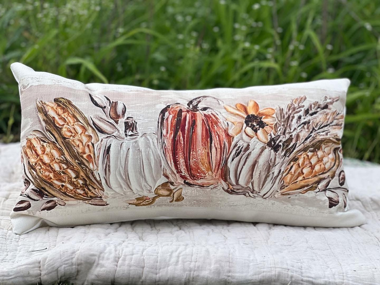 Fall Trio Lumbar Pillow