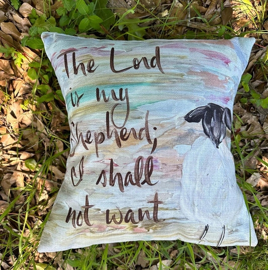 The Lord Is My Shepherd Pillow