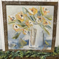 Yellow floral Framed Art
