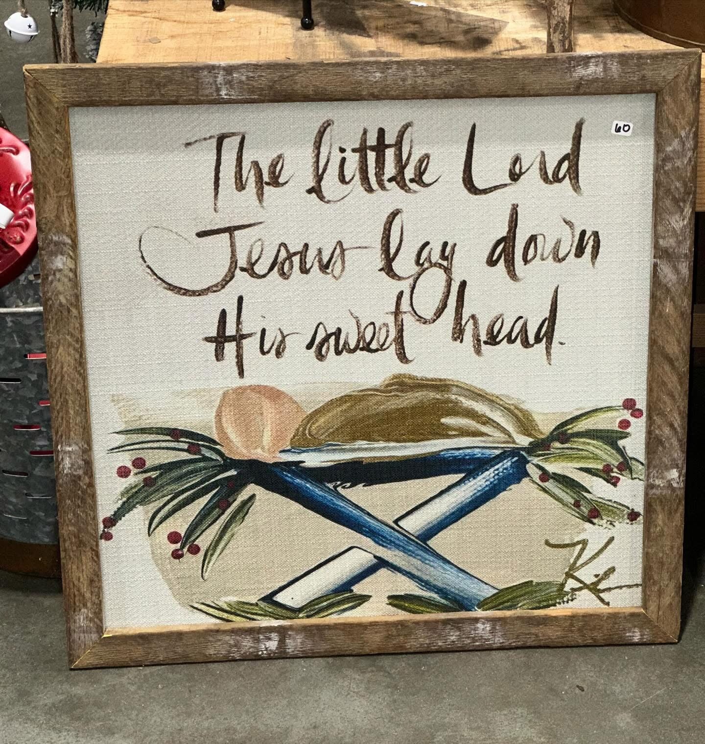 The Little Lord Jesus Framed Art