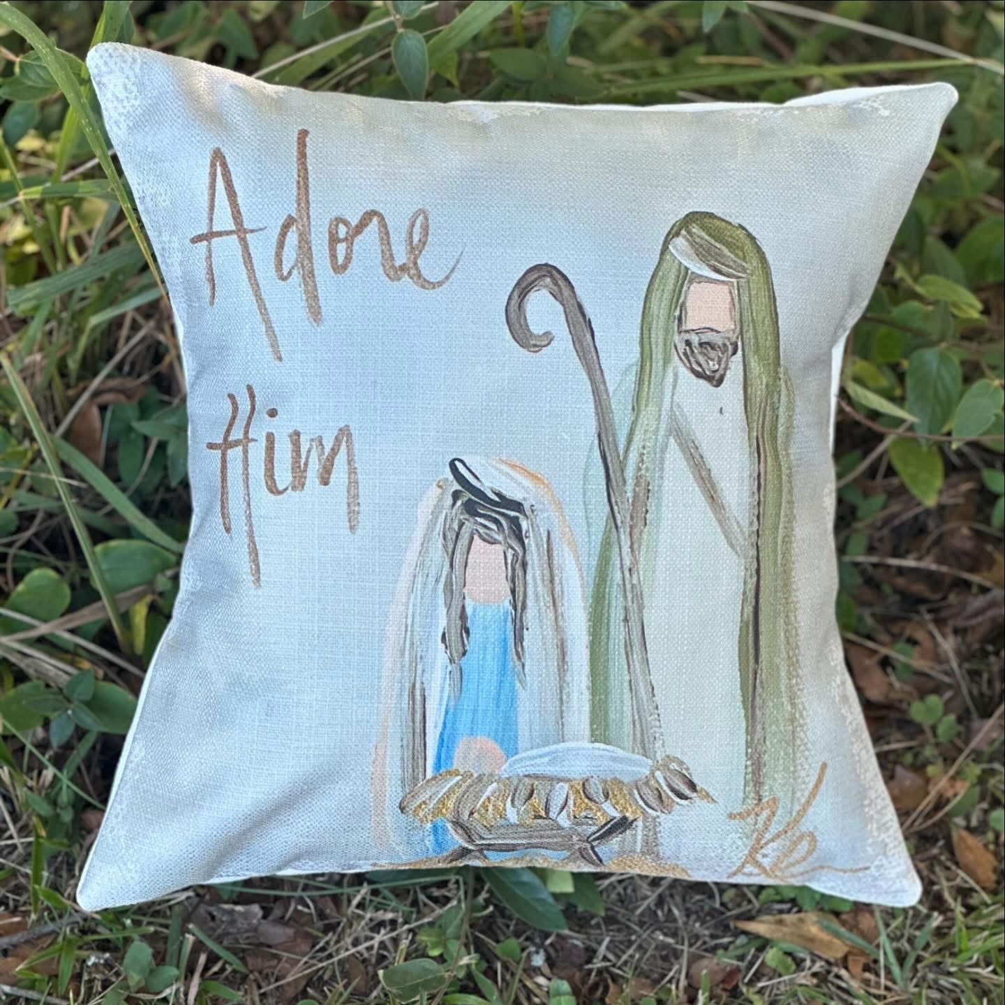 Adore Him Pillow