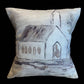 Neutral church Pillow