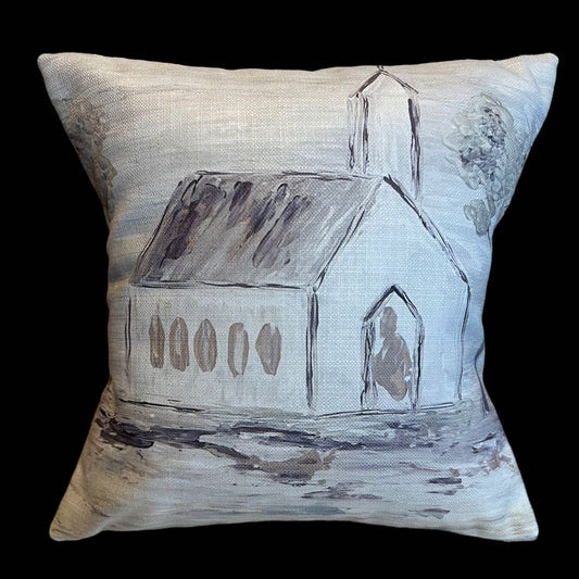 Neutral church Pillow