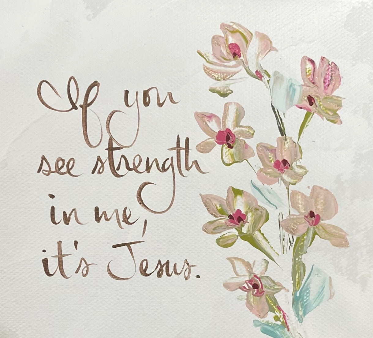 GA If You See Strength Pillow