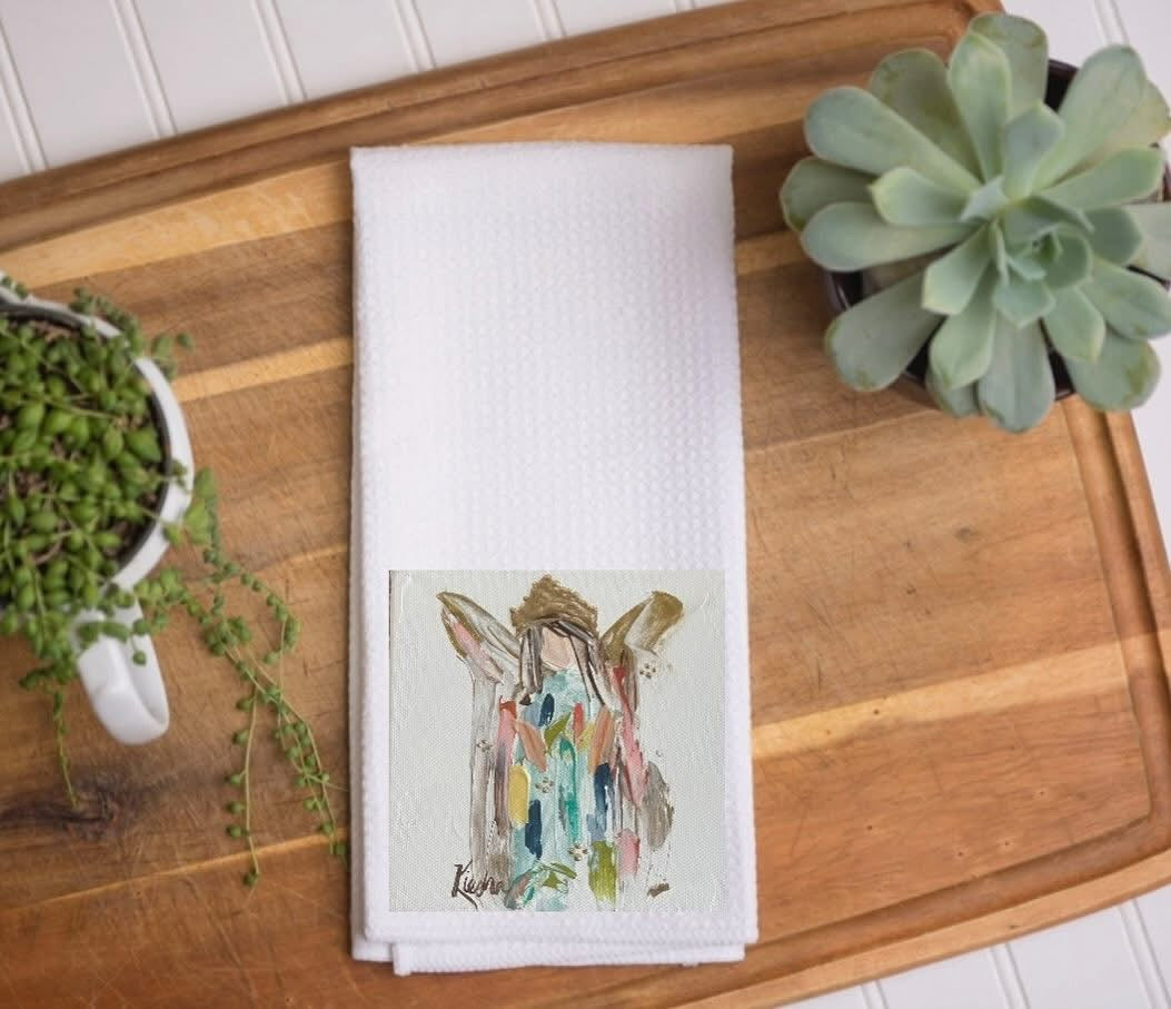 Pastel Angel Tea Towel