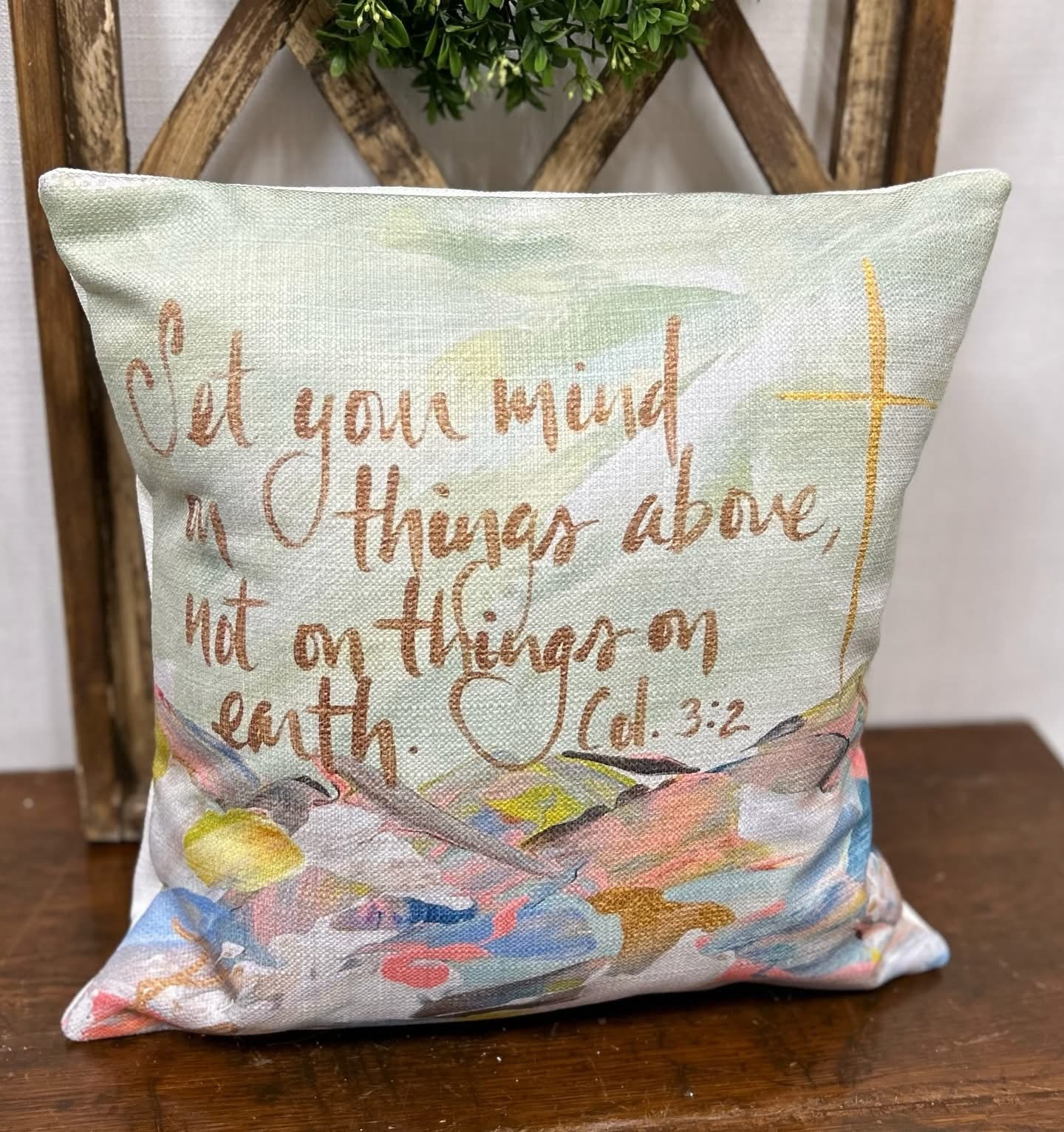 Set Your Mind Pillow