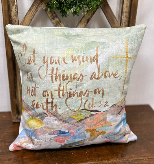Set Your Mind Pillow