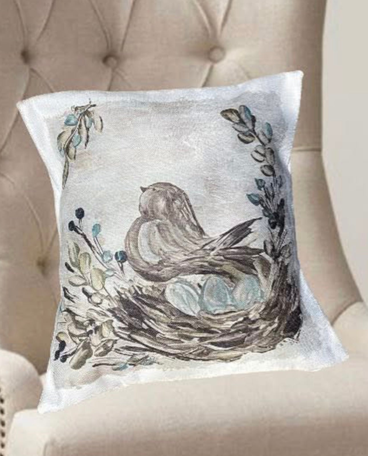 Brown Bird Pillow